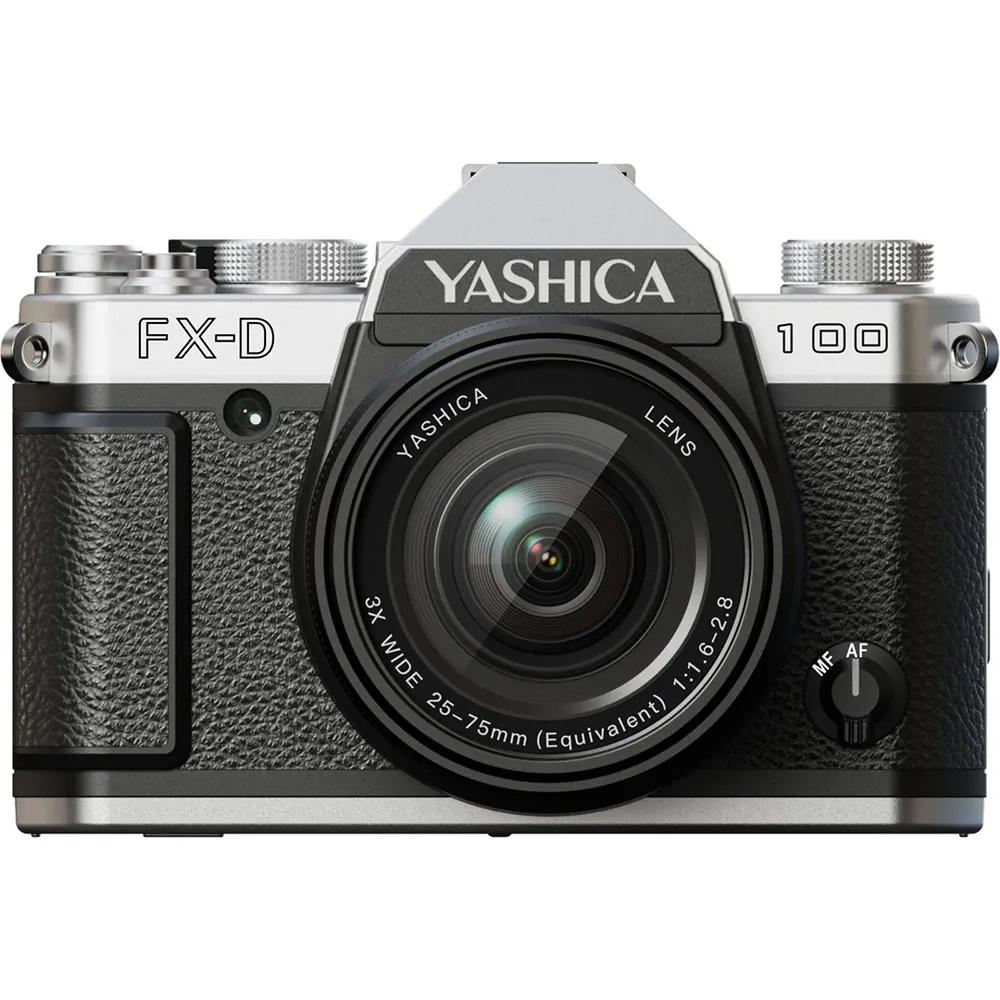 Yashica Schwarz Kompaktkamera Fx-D 100 13Mp 3X Optischer Zoom - Bild 4