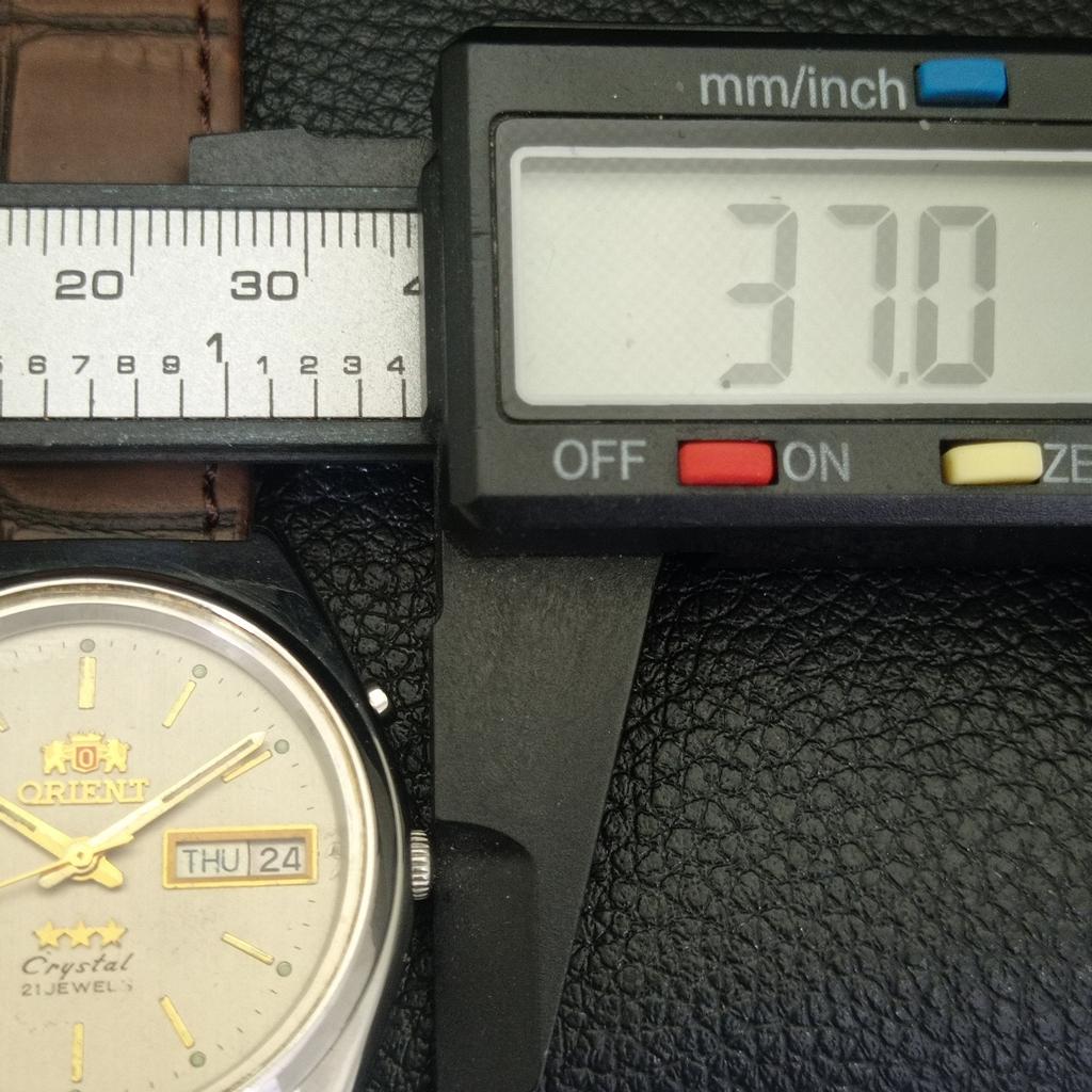 Orient CRYSTAL AUTOMATIC VINTAGE JAPAN 46941 MENS ORIGINAL DIAL WATCH A703338-1 R213b-a703338