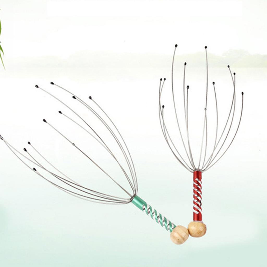 Octopus Claw Head Massager Relaxation & Stress Reduction Tool Gentle Enough for Daily Use