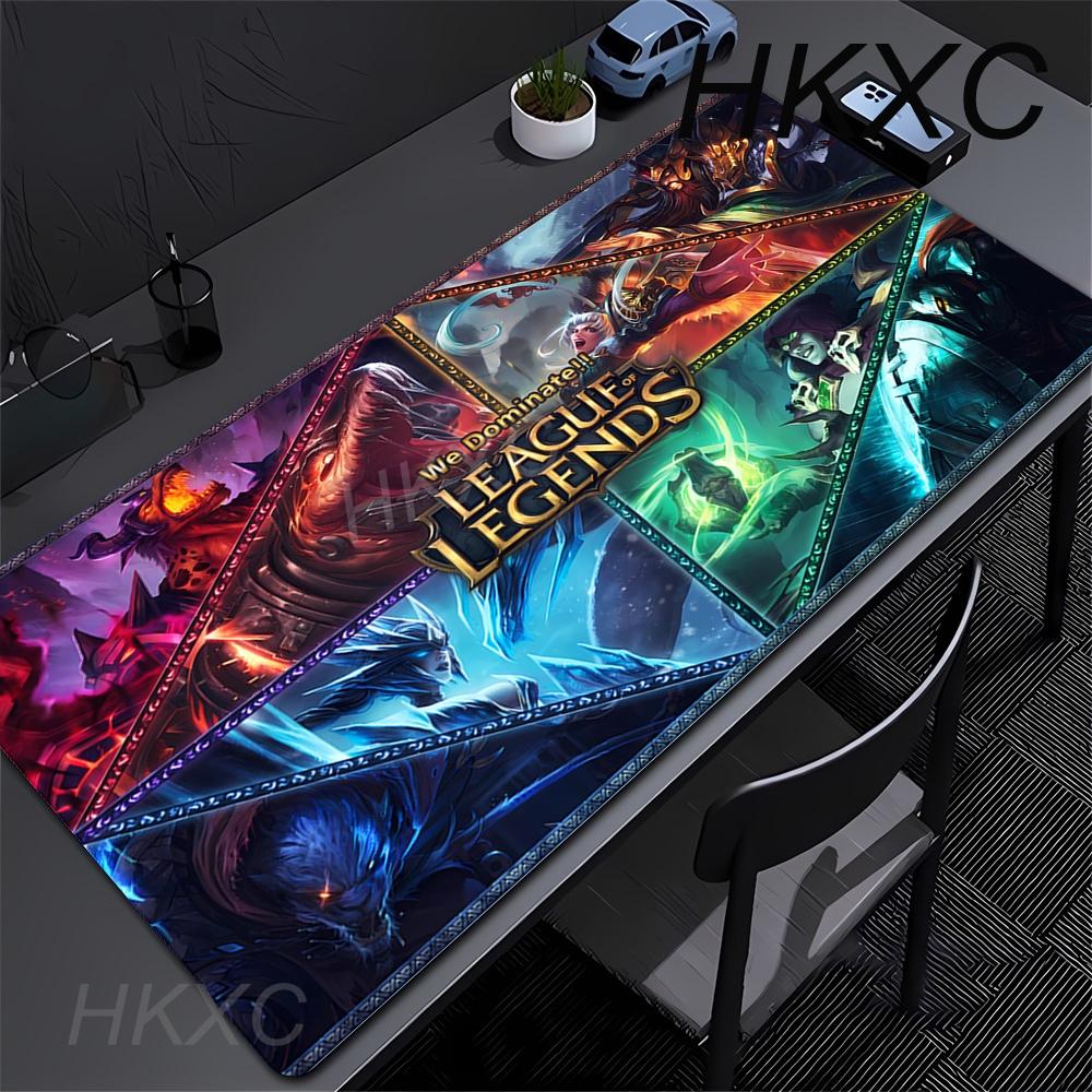 XXL Game Carpet Mousepad Lol Deskmat League of Legends Gaming Accessories HD Print Mouse Pad NonSlip Rubber Gamer Mouse Mat