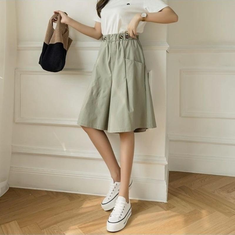 Women Loose Wide Leg Shorts Summer Straight Casual Cool Comfortable High Waist Shorts