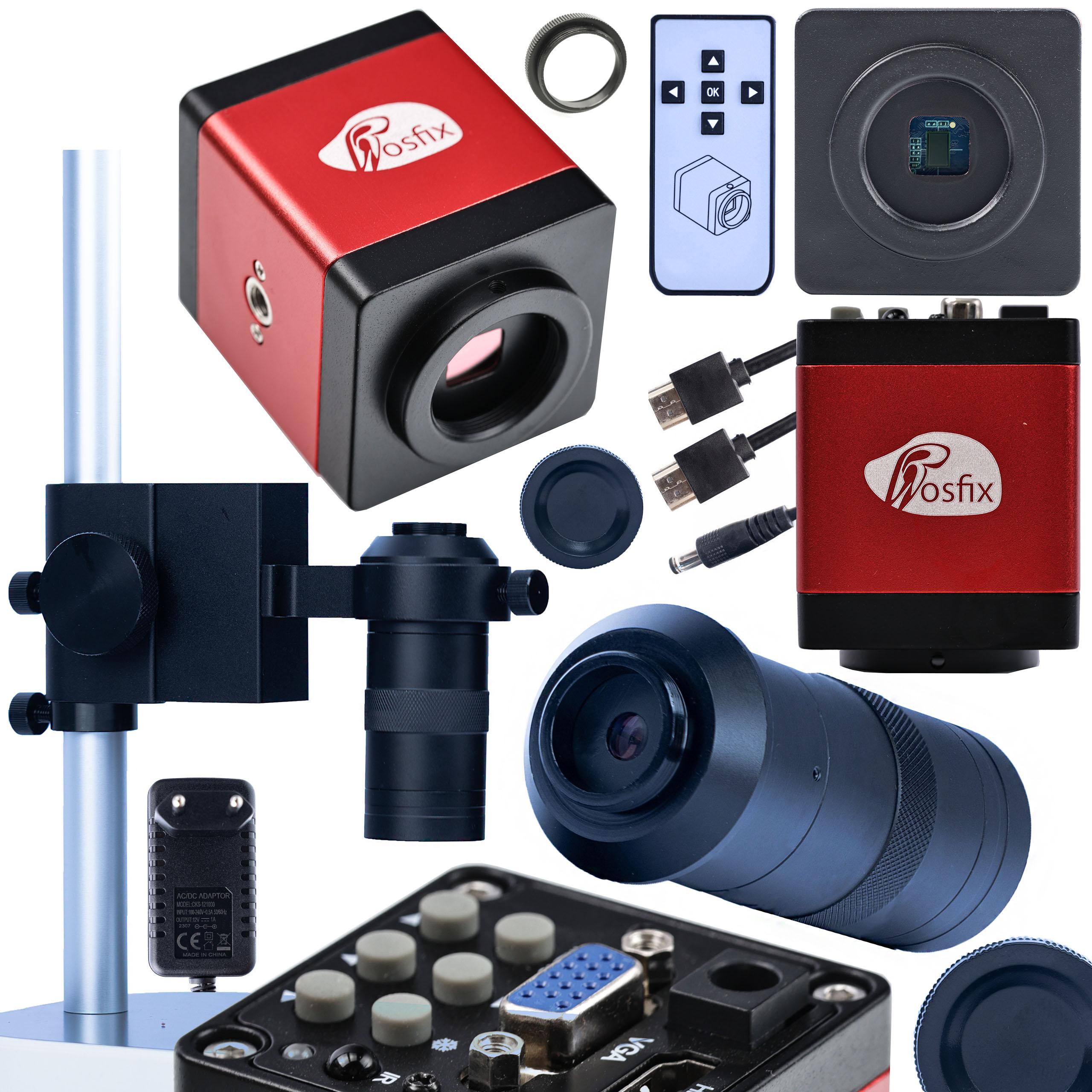 

Rosfix Zestaw Mikroskopowy Draco RED PRO 3w1 – Kamera 2MP FullHD | Obiektyw 100x | Platforma Aluminiowa z Regulacją