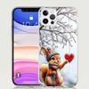Animal Squirrel Phone Case for Apple iPhone 17 Air 16 15 Plus 14 + 13 Mini 12 11 Pro Max 7 8 SE 16Max Soft Shell Cover Coque 17