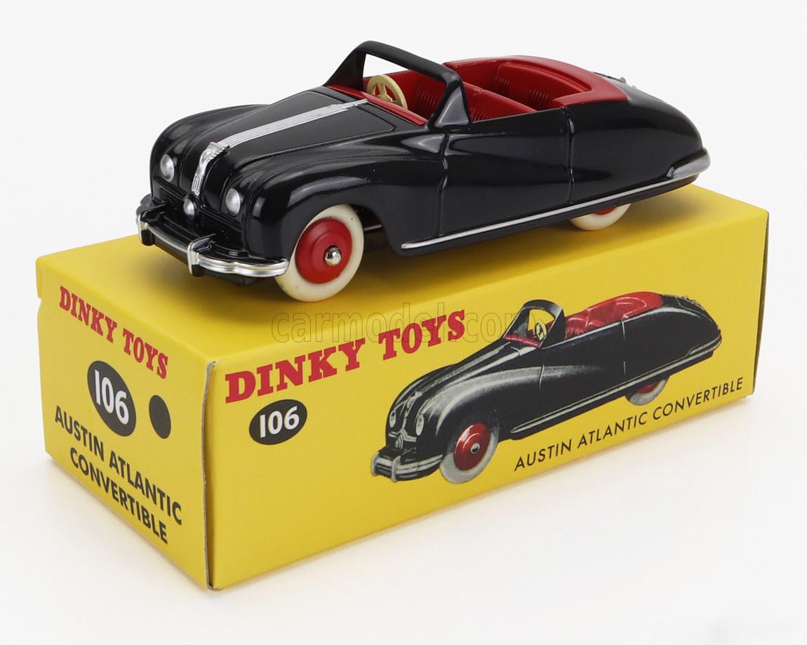 

DINKY TOYS Dinky Austin Atlantic Convertible 1955 Black Reproduction Diecast Model Car 1/43 чёрный