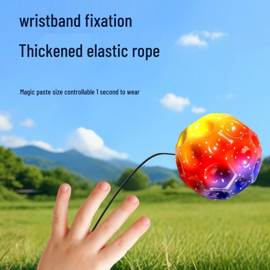 New Arrival 0.01: Children's Luminous Elastic Throwing Ball with Rope