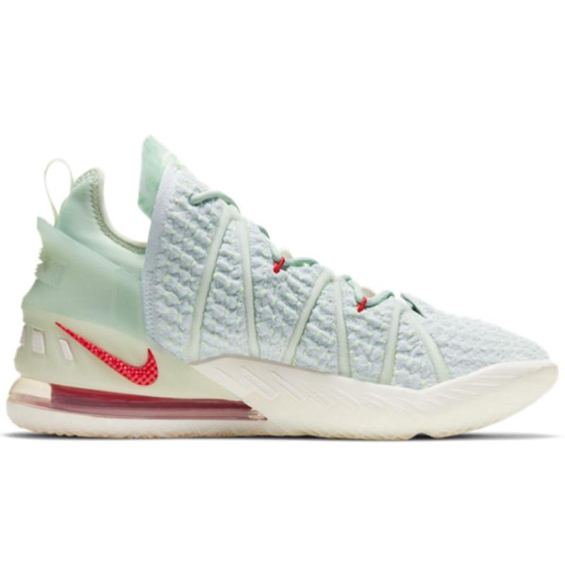 Nike LeBron 18 EP & Lebron 8 QS 'Green Red' Sneakers DB7644-002