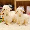 Flauschiges Lamm-Stofftier 25/30cm Lamm-Schlüsselanhänger Große Ohren Lamm-Stofftiere Zimmerdekoration