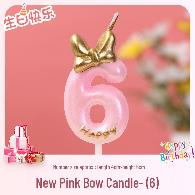 Creative Birthday Candle for Girls - Number One Cake Decoration for Baby and Children