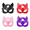 SM Women Sexy Leather Mask Bdsm Cat Half Mask Party Cosplay Sex Costume Slave Eye Mask Stage Performance Adult Game