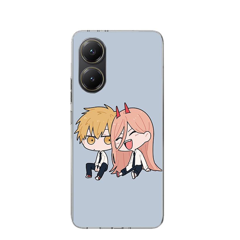 

C-Chainsaw Mans Cute Phone Case For Xiaomi Poco X3 X5 X6 X7 X4 Nfc F7 Ultra F6 F5 Pro F4 Gt F3 M6 M5S M4 M3 Art Cover Coque Poco Xiaomi Poco X7 Pro