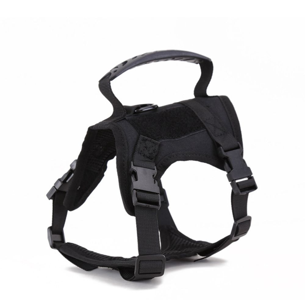 

Tactical Soft Escape Proof Mesh Small Dog Cat Harness Dog accessories For Large Cat Pet Chest Strap чёрный