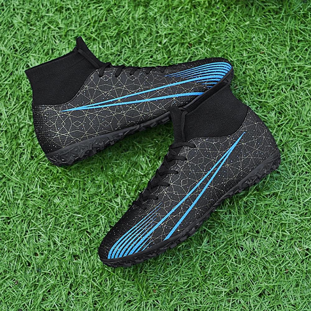 Mens Football Shoes Adult Five-a-side Soccer Shoes Turf Field Original Football Boots Free Shipping Childrens Soccer Shoes Kids