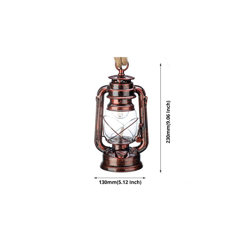 

Керосиновый подвесной светильник E27, ретро подвесной светильник AC85-265V, потолочный светильник из пеньковой веревки для гостиной, для домашнего декора, винтажный подвесной светильник