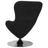 Egg Chair Black 63 X 73 X 90 Cm Fabric