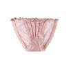 Low Waist Underwear for Women Bow Lace Thin Underwear Breathable Mesh Briefs  Girl