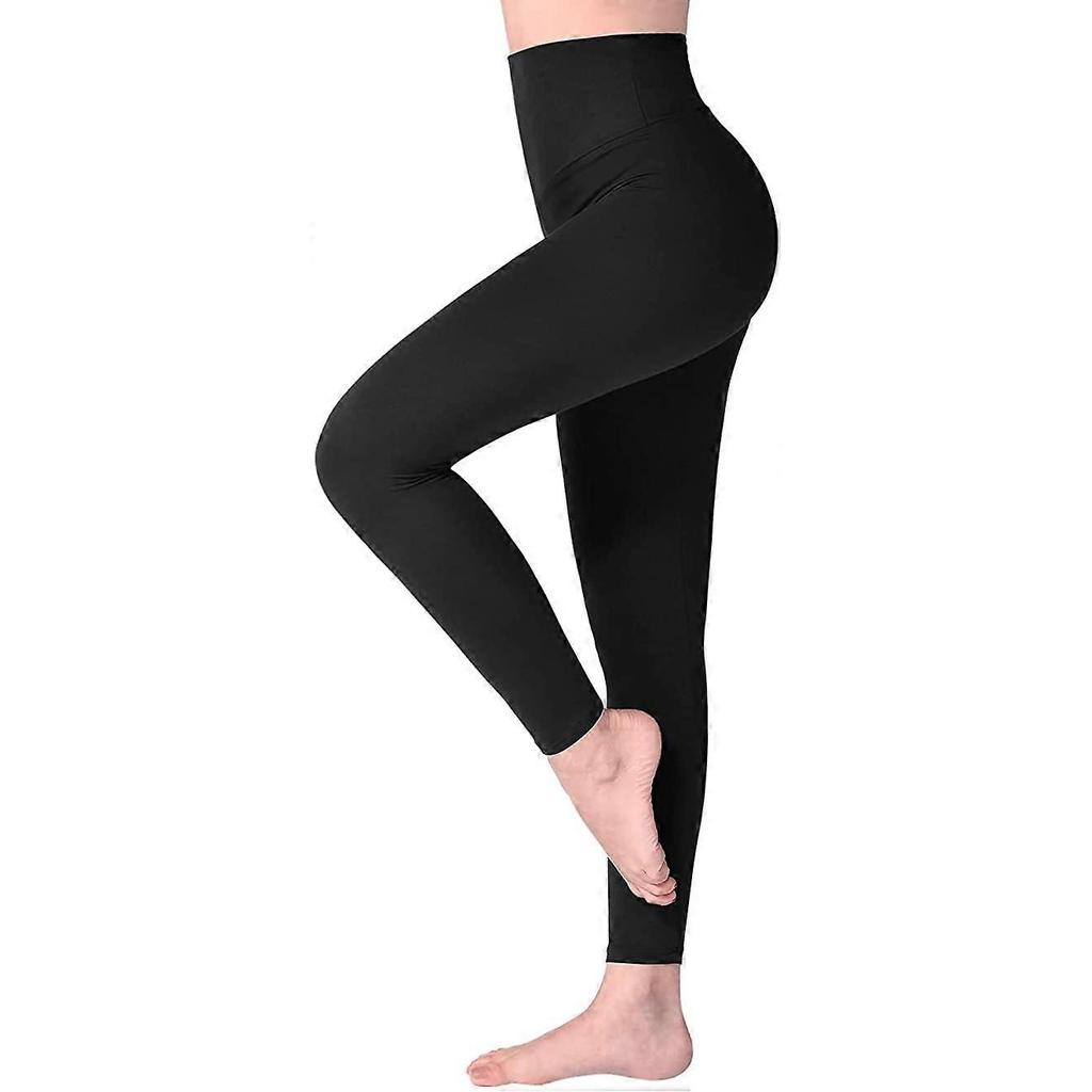 High Waisted Leggings for Women Soft Opaque Tummy Control Stretchy Pants