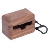 Earbuds Case Cover Walnut Wood Hand Polished Wireless Earbuds Protective Cover for Sennheiser CX‑PLU