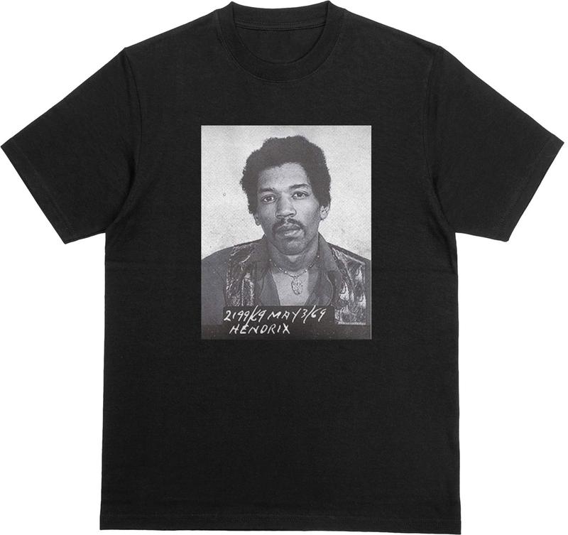 JIMI HENDRIX MUGSHOT Unisex T-Shirt | Musical Icon Tee | 1960s Guitar Legend Top XL