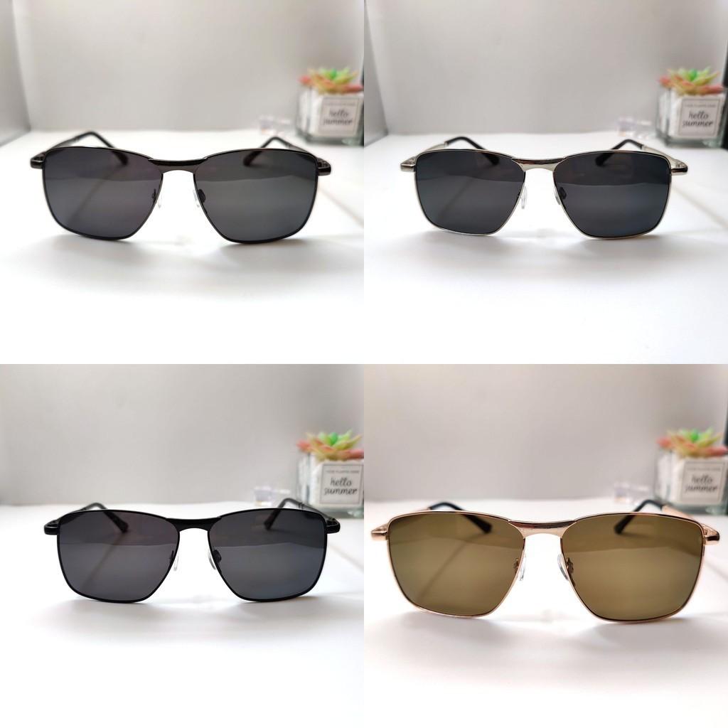 2023 Business Polarized Sunglasses Black Frame Grey Lens Uv400 Men Women Wholesale
