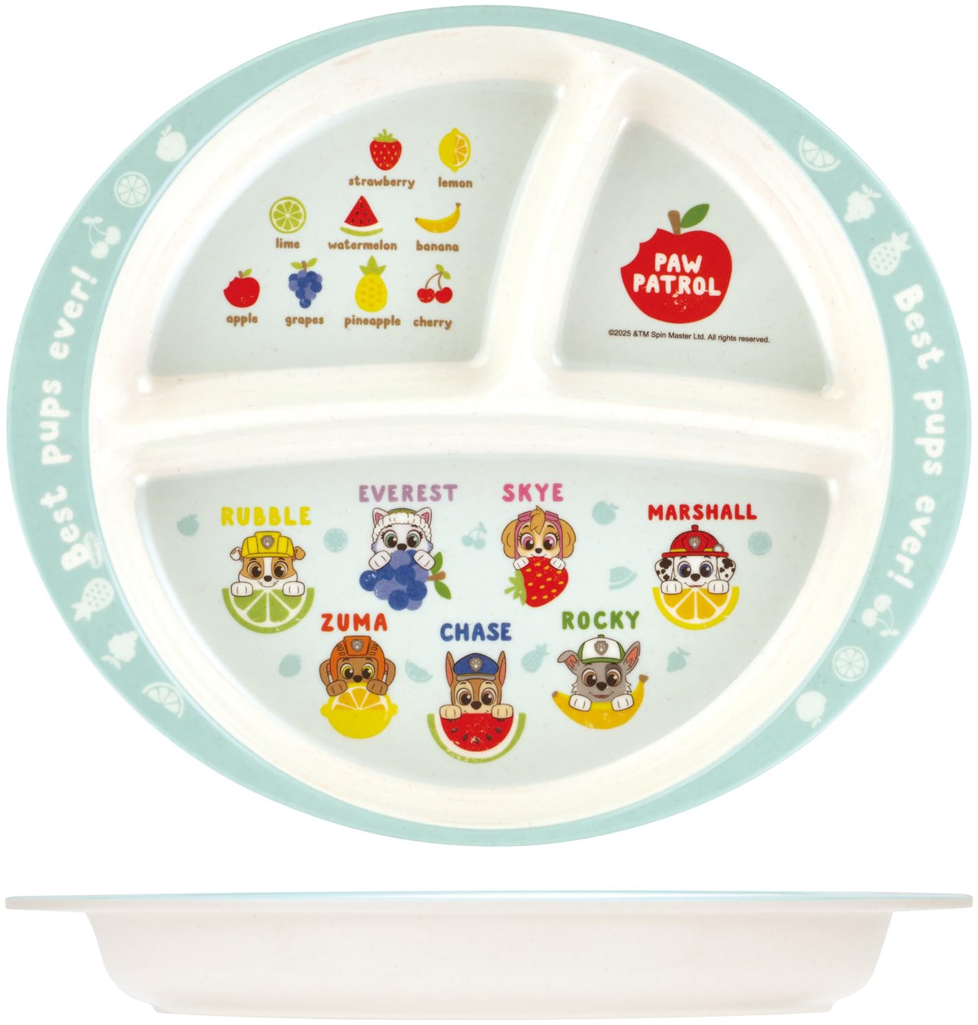 

Skater Melamine Lunch Bamboo 430ml Dishwasher Paw Patrol Plate, Fiber, Capacity, Divided, Safe, Boy, M37B-A