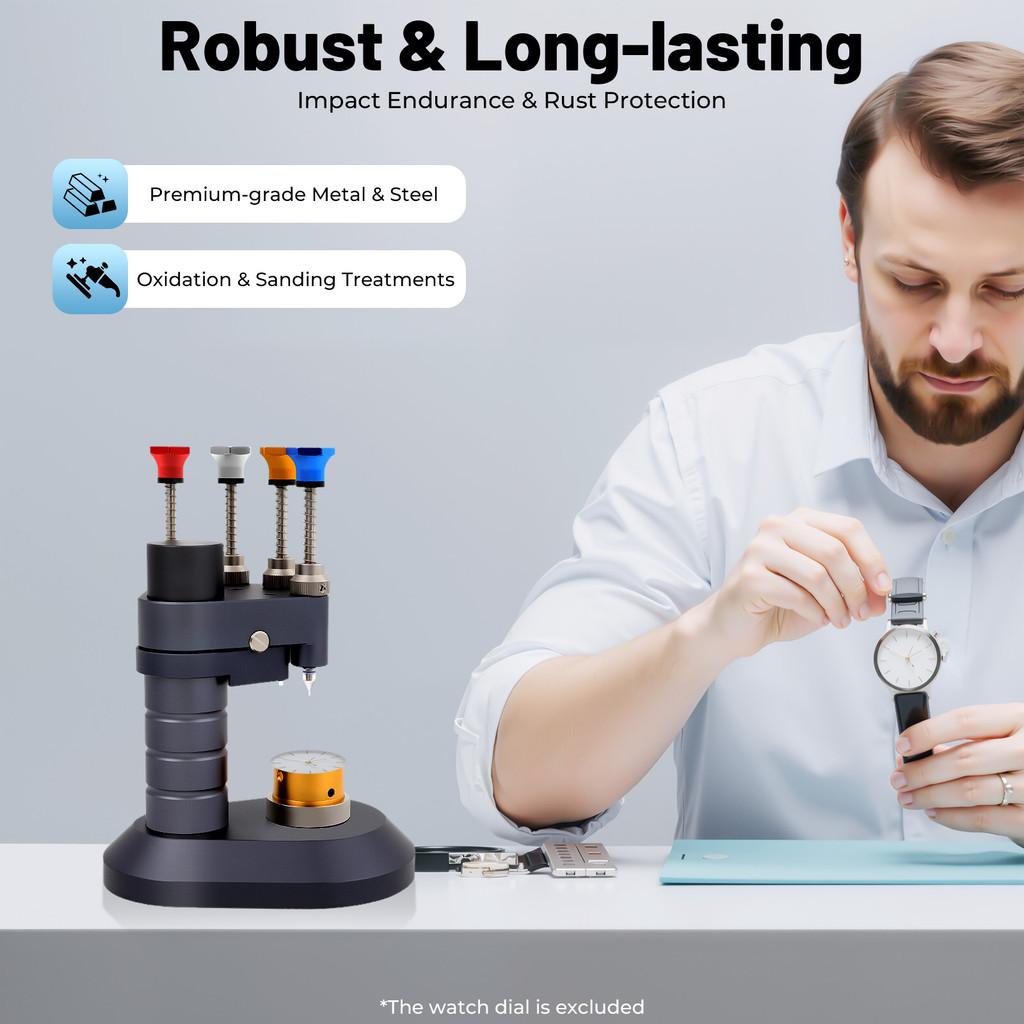 4-Pin Premium-grade Watch Hand Press Tool Rust Protection Watch Hand Presser 2035/2824/3135 Watch Repair Tools