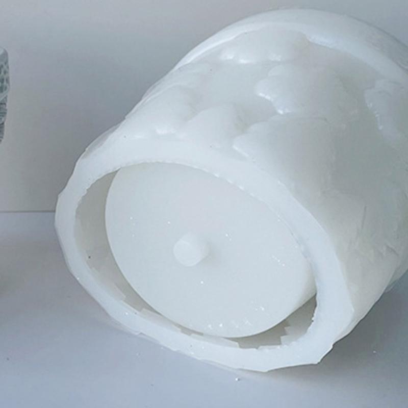 Candles Holder Resin Mold,Cement Gypsum Flower Pot Silicone Molds Epoxy Resin Casting Molds for DIY Jewelry Storage Box