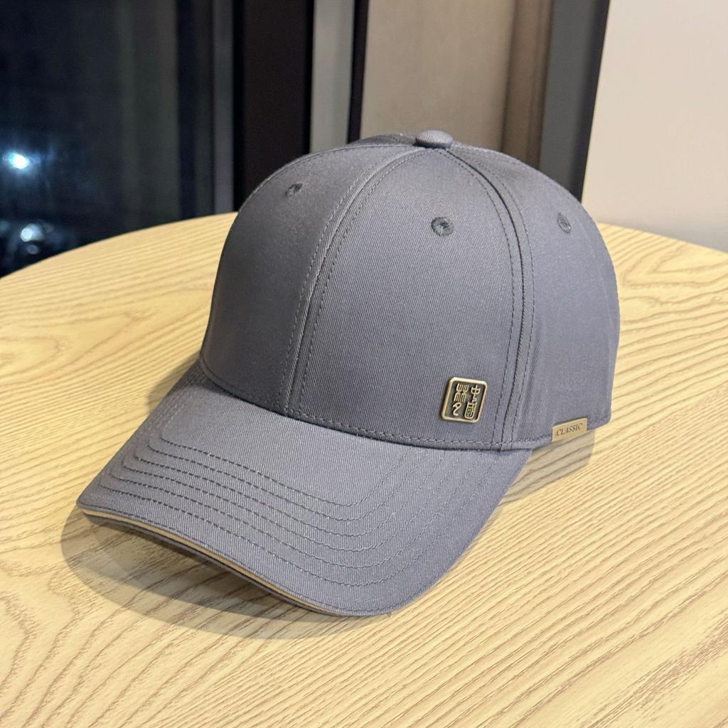 New Chinese-style unisex hard-brim baseball cap, fashionable and versatile, sun-shading, makes the face look smaller and trendy