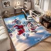 Christmas Tom and Jerry Santa Claus Snowscape Wall Art PrintOffice Mat Home Decor Gift For Halloween & Christmas LD123