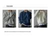Men's Solid Color Round Neck Knit Sweater - Warm, Thick, and Versatile for Spring and Autumn