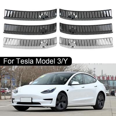 2Pcs For Tesla Model 3/Model Y Auto Rear Bumper Foot Plate Rear Trunk Sill Guard Cover Car Door Edge Protector