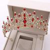 Baroque Rhinestone Crown Hair Comb for Bridal or Birthday Accessories