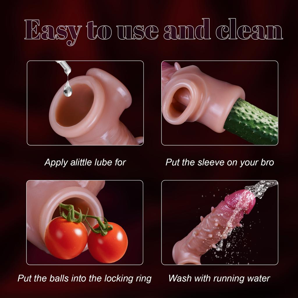 Cock Penis Ring Silicone Enlarge Sleeve Lock Semen Sex Toys For Men Delay Ejaculation Sex Products