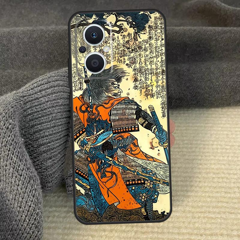 Samurai Mask Demon Phone Case For OPPO Reno 12 F 13 11 8T 7 8 10 Pro OPPO Find X8 Pro X6 Pro X3 X5 Lite Cover