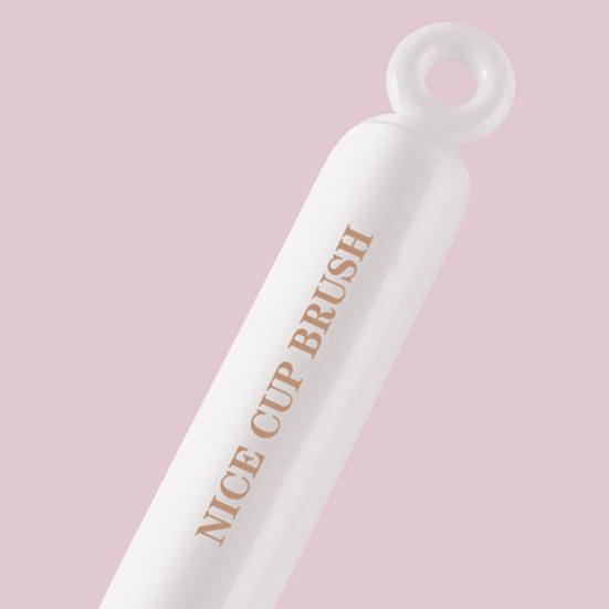 Cleaning Brush with Extended Handle Soft Food-Grade Silicone Head Baby Feeding Bottle Brush Family Bottle Cleaning Tool