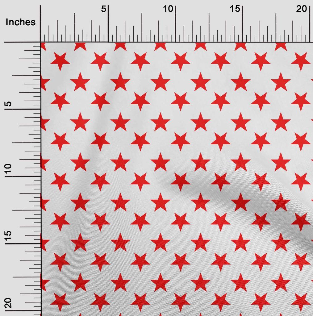oneOone Cotton Cambric White Fabric Merry Christmas Sewing Fabric By The Yard Printed Diy Clothing Sewing Supplies 42 Inch