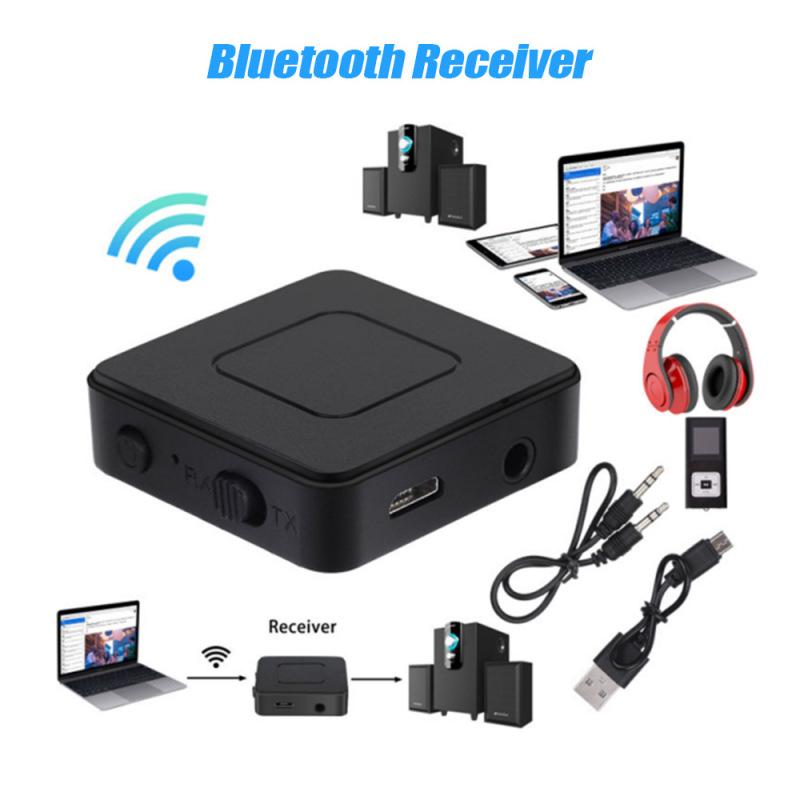 2-in-1 Bluetooth-compatible Receiver Transmitter Home Wireless Audio Converter Adapter For Tv