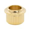 Musiclily Ultra Brass Vintage Style Guitar Tuning Peg Bushings for Fender Electric Gold of 9.2mm Guitars, (Set 6)