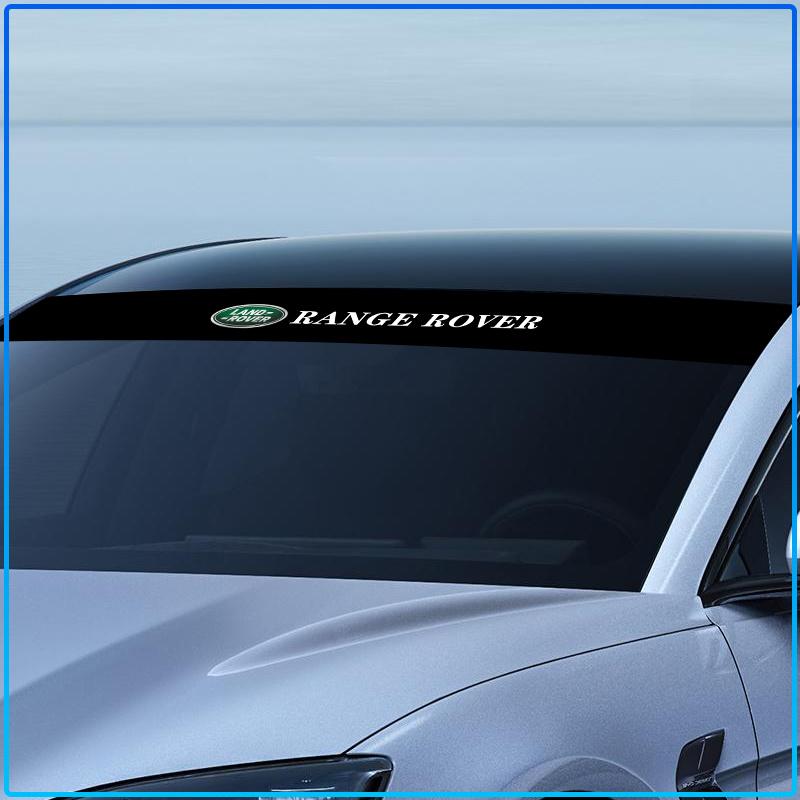 Car Front Windshield Stickers Front and Rear Decorative Emblem For Land Rover Freelander 2 L2 L319 L462 LF Range Sport Evoque L322 Discovery 2 3 4 5