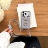Crossbody Long Lanyard Vertical Card Solt Ring Holder Leather Wallet Case for iPhone 17 Pro Max 16 Plus 15 14 13 12 11 Bag Cover