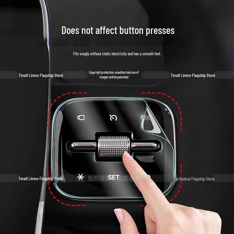 BAIC T5 Interior Protection Kit: Console Stickers, Screen Tempered Film, Steering Wheel, B-Pillar Accessories.
