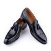Fashion New Style Business Men Loafers Shoes Genuine Cowhide Handmade Sewing Casual Formal Wedding Party Slip On Pointed Dress Shoes Man