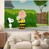 Anime S-Snoopy Cute Cartoon Dog Photography Studio Backdrop Outdoor House Party Decoration Photo Background Curtain Back Drop