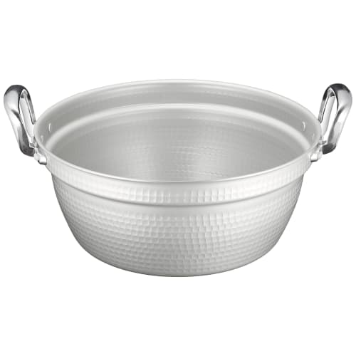 Endo Shoji TKG Cooking Pot, 33cm, Two-Handed, Aluminum, Anodized for Immediate Use, Discoloration-Resistant, and Corrosion-Resistant, Outer Diameter x