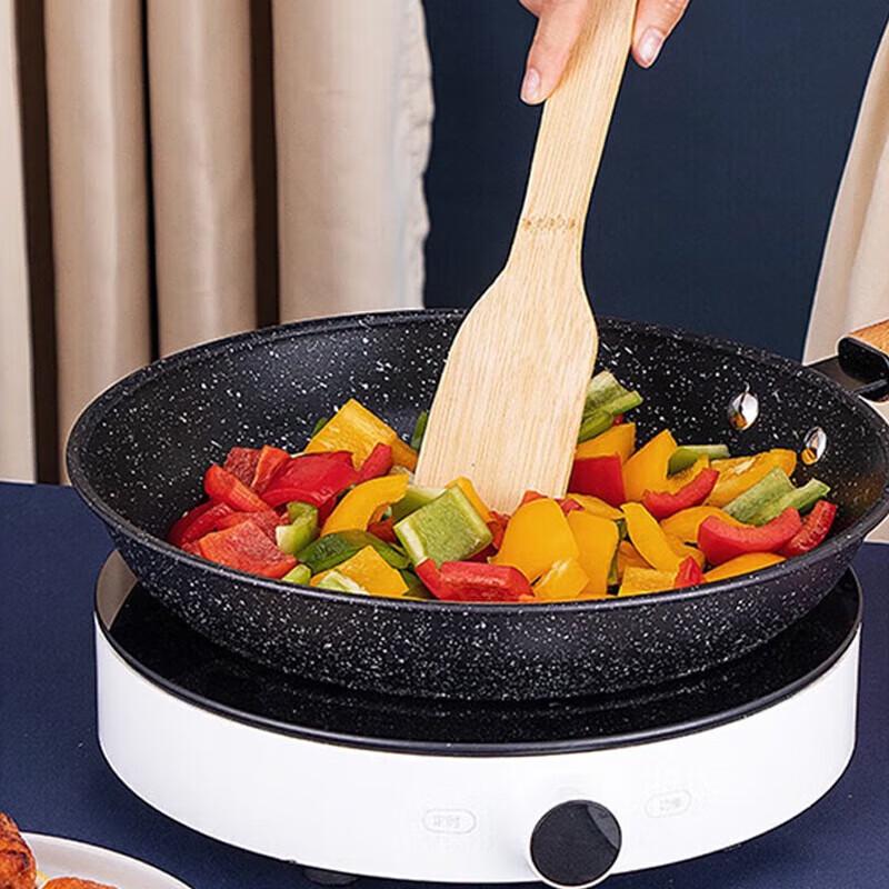 Yibo 28cm Easy Clean Non-Stick Cast Iron Frying Pan