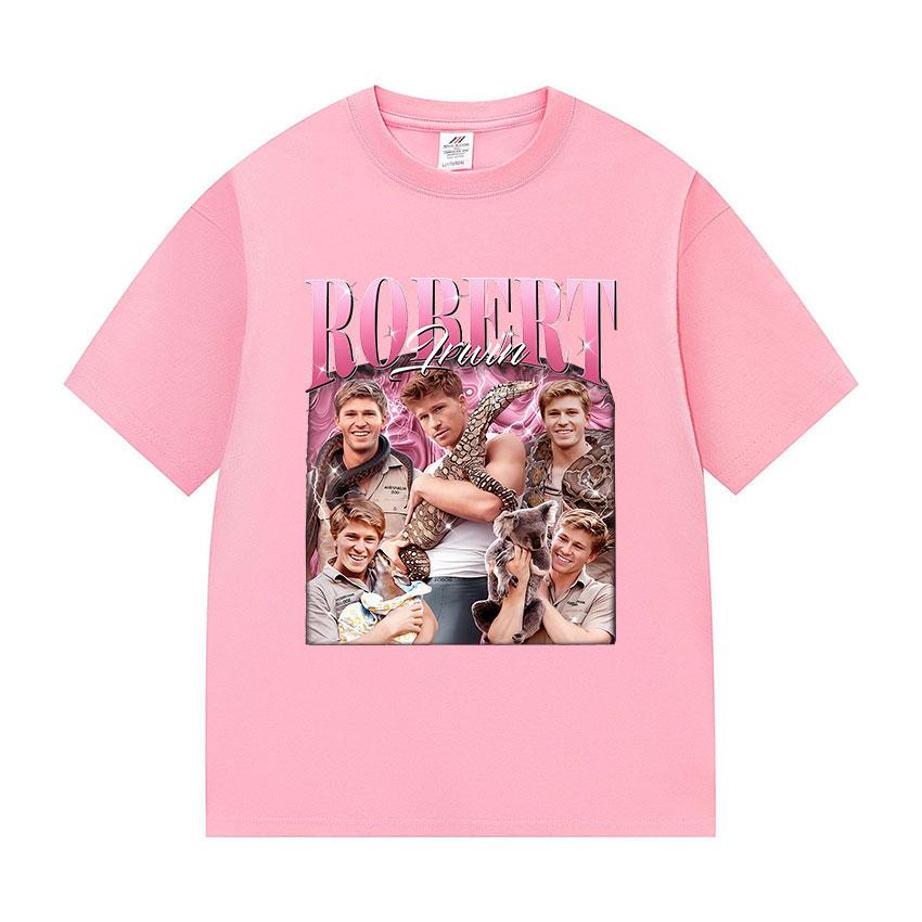 Funny Robert Irwin Wildlife Zoo Graphic T Shirt Unisexs Vintage Fashion Oversized Cotton Tshirts Unisex Harajuku Clothing Tshirt