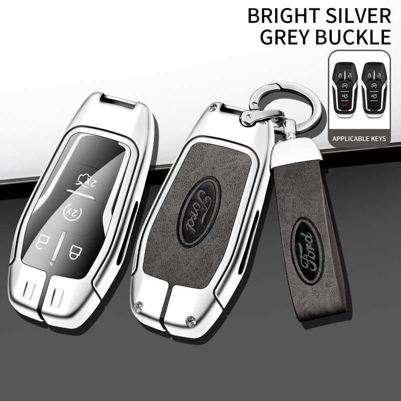 Car Key Cover Case Smart Remote Shell For Ford Fusion Mondeo Mustang F-150 Explorer Edge 2015 2016 2017 2018 Keychain Accessorie