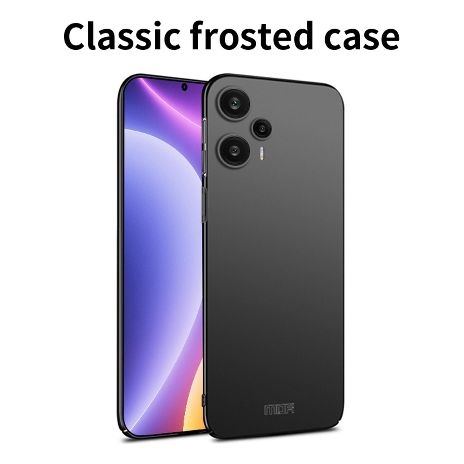 

MOFI JK PC Series-1 Shield for Xiaomi Redmi Note 12 Turbo/Poco F5 5G PC Phone Case Protective Phone Cover Black