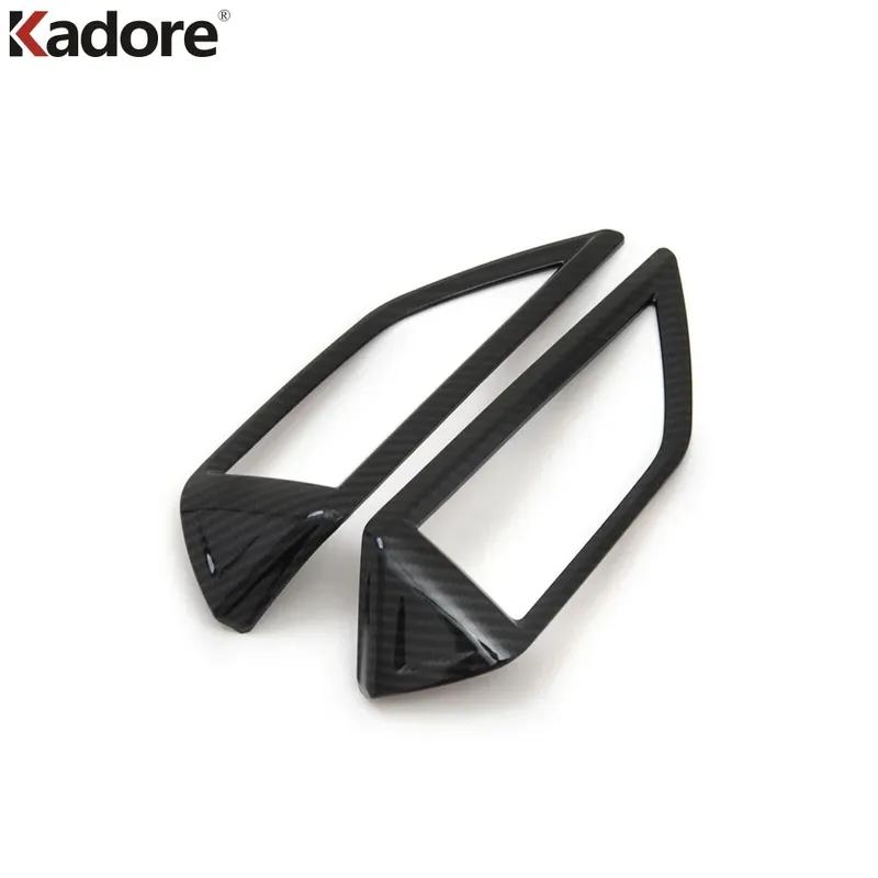 Car Center Air Condition Vent Outlet Cover Trim For Subaru XV Crosstrek SUV 2018- Carbon Fiber Interior Accessories