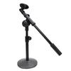 Desk Mic Stand Adjustable Height Angle Weighted Round Base Table Microphone Stand for Meeting