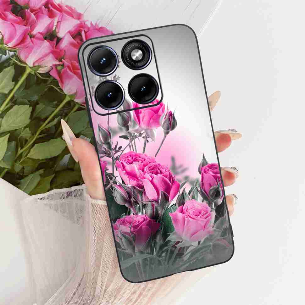 For Motorola Edge 70 Fusion 5G Case Cartoon Cat Panda TPU Black Cover For XT2605-1 XT2605-2 XT2605-4 Soft Silicone Phone Cases